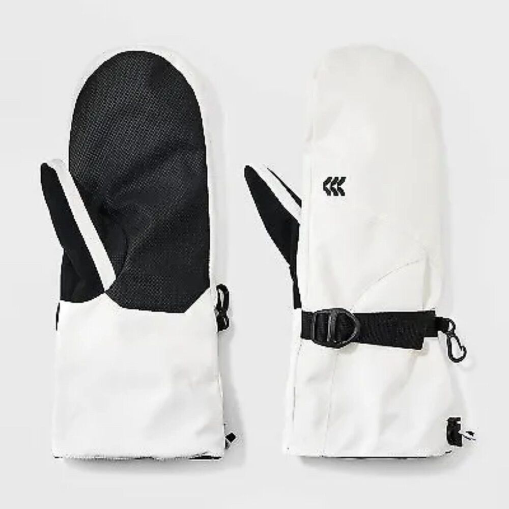 All In Motion White Ski Mittens XL NEW